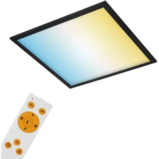 Briloner Ultraflaches CCT LED Panel schwarz 1xLED/24W (7179-015)