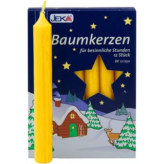OLShop AG Baumkerzen 15 x 125 mm 12 St. beige