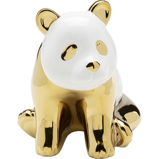 Deko Figur Sitting Panda Gold 18cm