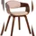 Stoff creme/walnuss