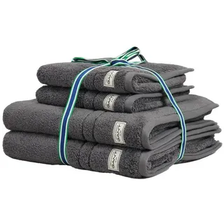 GANT Premium Towel Handtuchset 4-tlg. dunkelgrau