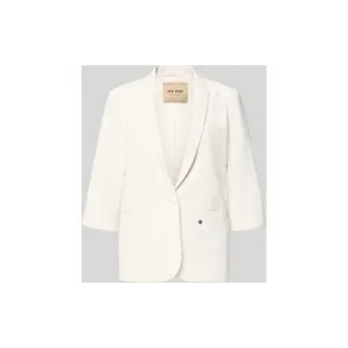 Regular Fit Blazer mit 3/4-Arm Modell 'Junie Miley', Ecru, 40