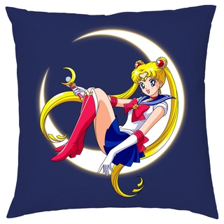Blondie & Brownie Dekokissen Fun Comic Sailor Moon Anime Manga blau