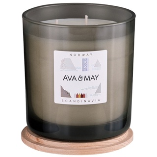 AVA & MAY Norwegen Große Duftkerze Kerzen 500 g