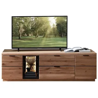 Wohnconcept Donna TV-Lowboard 200 cm Braun/Anthrazit