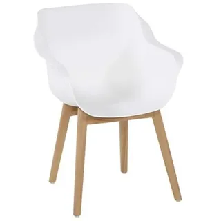 Hartman Sophie Gartenstuhl 62 x 53 x 112 cm teak/weiß stapelbar