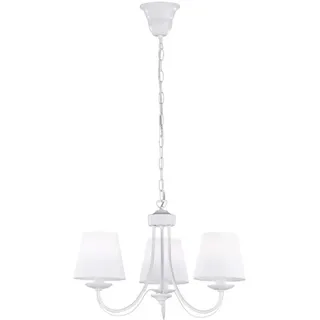 Trio Cortez 3-flg. 47 cm Metall/Textil weiß