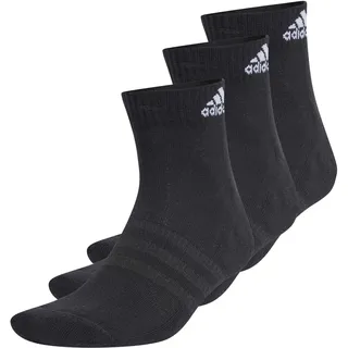 adidas Cushioned Sportswear Ankle 3er Pack Black / White 31-33