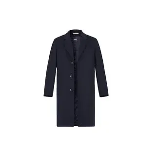 BOSS Black Herren Mantel blau Slim Fit, blau, Herbst/Winter 2025/2026