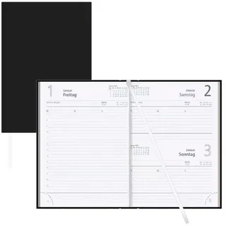 Zettler Buchkalender 873 schwarz 2027