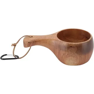 Nordic Style Holzbecher Outdoor Camping -Wanderwanderung trinken Tasse tragbar für Kaffee Tee Milch - Eosnow