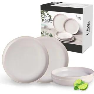 Villeroy & Boch Crafted Cotton Tafelservice 4-tlg. weiß
