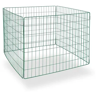 DEMA Metallkomposter Komposter Kompostieren Gartenabfälle Schnittgut Metall Garten