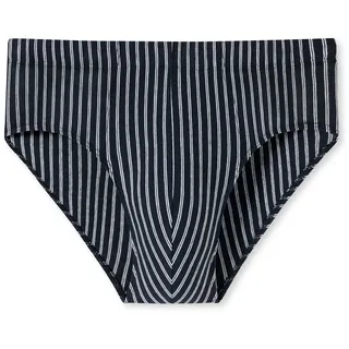 SCHIESSER Slip Baumwoll-Stretch gestreift blau XL 2er Pack