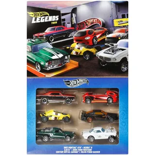 Hot Wheels JBY78 - Hot Wheels HW Legends 6er-Pack Fahrzeuge mehrfarbig 1:64