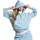 Hoodie Blau L