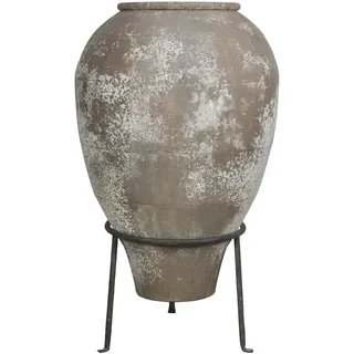 Chic Antique Übertopf auf Gestell Antique, Höhe 85, Ø 49 cm