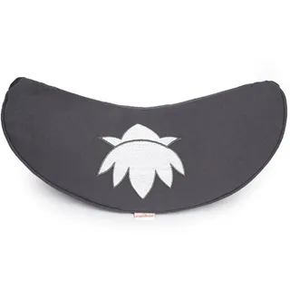 yogabox Yogakissen Halbmond Basic Lotus Stick weiß - grau 40 x 17 12,0 cm 1 St