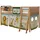 90 x 200 cm Buche massiv natur safari