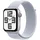 2024 GPS + Cellular 44 mm Aluminiumgehäuse Silber, Sport Loop Blaue Wolke
