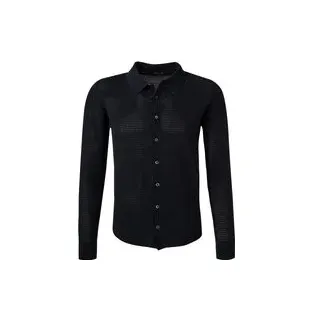 van Laack Herren Strickhemd blau, blau, Herbst/Winter 2024/2025