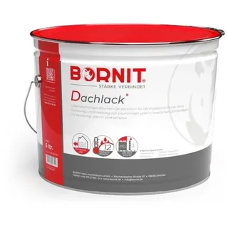 Bornit Dachlack 5 l lösemittelhaltige Beschichtung schwarz