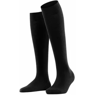 Falke Damen Kniestrümpfe Softmerino Schwarz 39-40