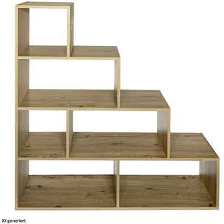 Hti-Living Bücherregal Thekla 11430 1-tlg. Braun