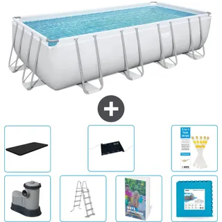 Bestway Power Steel Rechteckig - 549x274x122 Cm - 8-teilig  S621