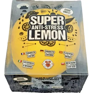 Trendhaus Super ANTI-STRESS-HILFE XXL-LEMON ZITRONE