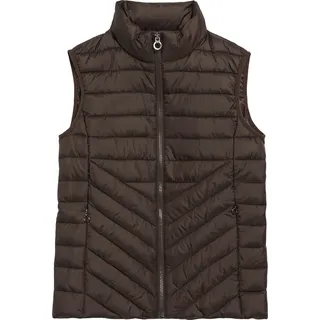 s.Oliver Leichte Steppweste mit Packfunktion Braun 44