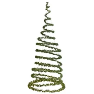 Kaemingk - Leuchtender Grüner Spiral-weihnachtsbaum Zum Hängen, Dimmbar 97 Cm