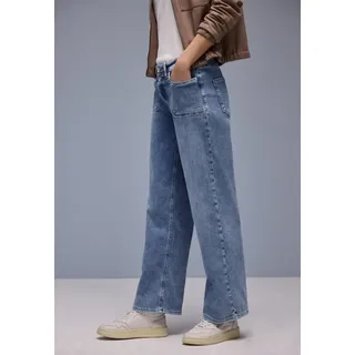 STREET ONE 3817224 High Waist Wide Leg Blau 30/30