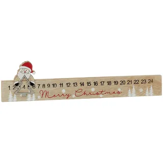 schenken-24 Holz-Adventskalender/Tagesanzeiger/Countdown/Weihnachten/Adventszeit