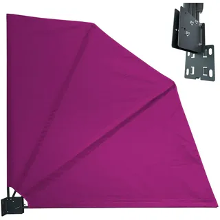 Quick Star Windschutz Fächer 140 x 140 cm Beigegrau Polyester