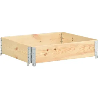 vidaXL Hochbeet 100 x 100 x 100 cm Braun