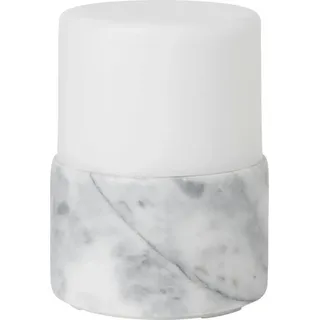 Duni Kerzenhalter Duni LED Bright Marble 105x75 mm Grau
