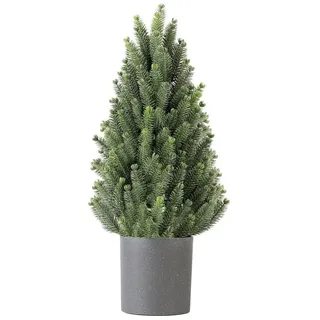 Kunstbaum Kunstpflanze Künstlicher Tannenbaum Klein, Höhe 50 cm, mit Basistopf, Salcar, Höhe 50 cm, Künstlicher Christbaum als Weihnachtsdeko, aus 100% PE Spritzguss