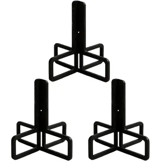 BrKern 3 Stück Flaschenhalter Flaschentrockner Schwarz, Flaschen Abtropfständer Flaschenabtropfgestell Baby Flaschenständer Abtropfgestell Flaschen, für Babyflaschen Limoflaschen Tassen