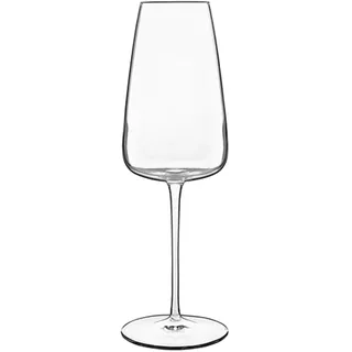 Luigi Bormioli - Talismano – Champagner-/Prosecco-Kristallgläser – spülmaschinenfest, hergestellt in Italien, 4 Stück, 400 ml