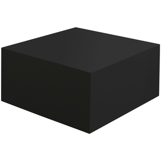 SalesFever Couchtisch quadratisch | Hochglanz lackiert | MDF-Holz | B 60 x T 60 x H 30 cm | schwarz