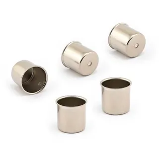 Sorby Kerzenhalter / Kerzentüllen Nickel | 5 Stück