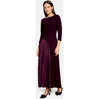 Cartoon Jerseykleid Midi Schwarz/Dark Dahlia 34