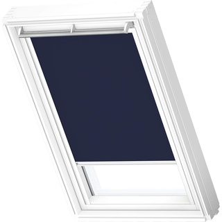 VELUX Original Dachfenster Verdunkelungsrollo für SK08, Dunkelblau, mit weißer Führungsschiene