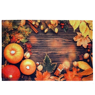 Platzset, Tischset verschiedene Druckmotive 30 x 45 cm Sommer Weihnachten Herbst, texpot, (2-St), bedruckt bunt 33 cm x 45 cm