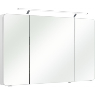 Pelipal Spiegelschrank Fokus 4005 Lack polarweiß Hochglanz, Breite 120 cm