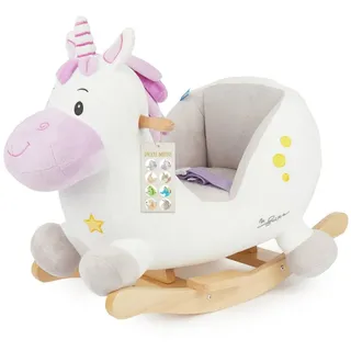 BIECO Schaukeltier Bieco Plüsch Schaukeltier Einhorn, 60 cm Kinder