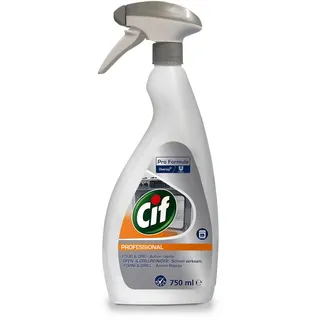 Diversey Cif Professional Ofen- und Grillreiniger, kennzeichnungsfrei, Schaumsprayer 750ml
