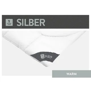 SPESSARTTRAUM Silber Duo warm, Füllung: 100% Polyester, 135x200 cm