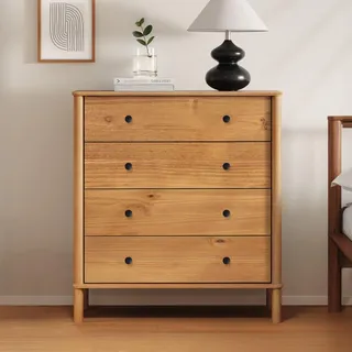 Idimex Kommode APOANA 90 x 99 x 40 cm Braun